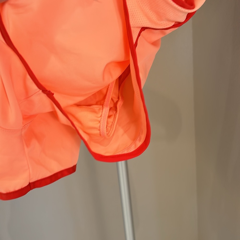 Nike dry fit running lined shorts. Size small. Orange. - Picture 4 of 5